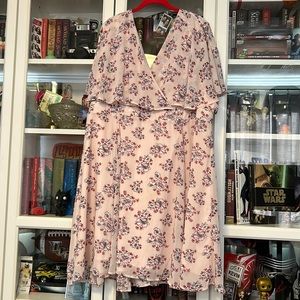 Size 30 Torrid Chiffon Floral print swing dress